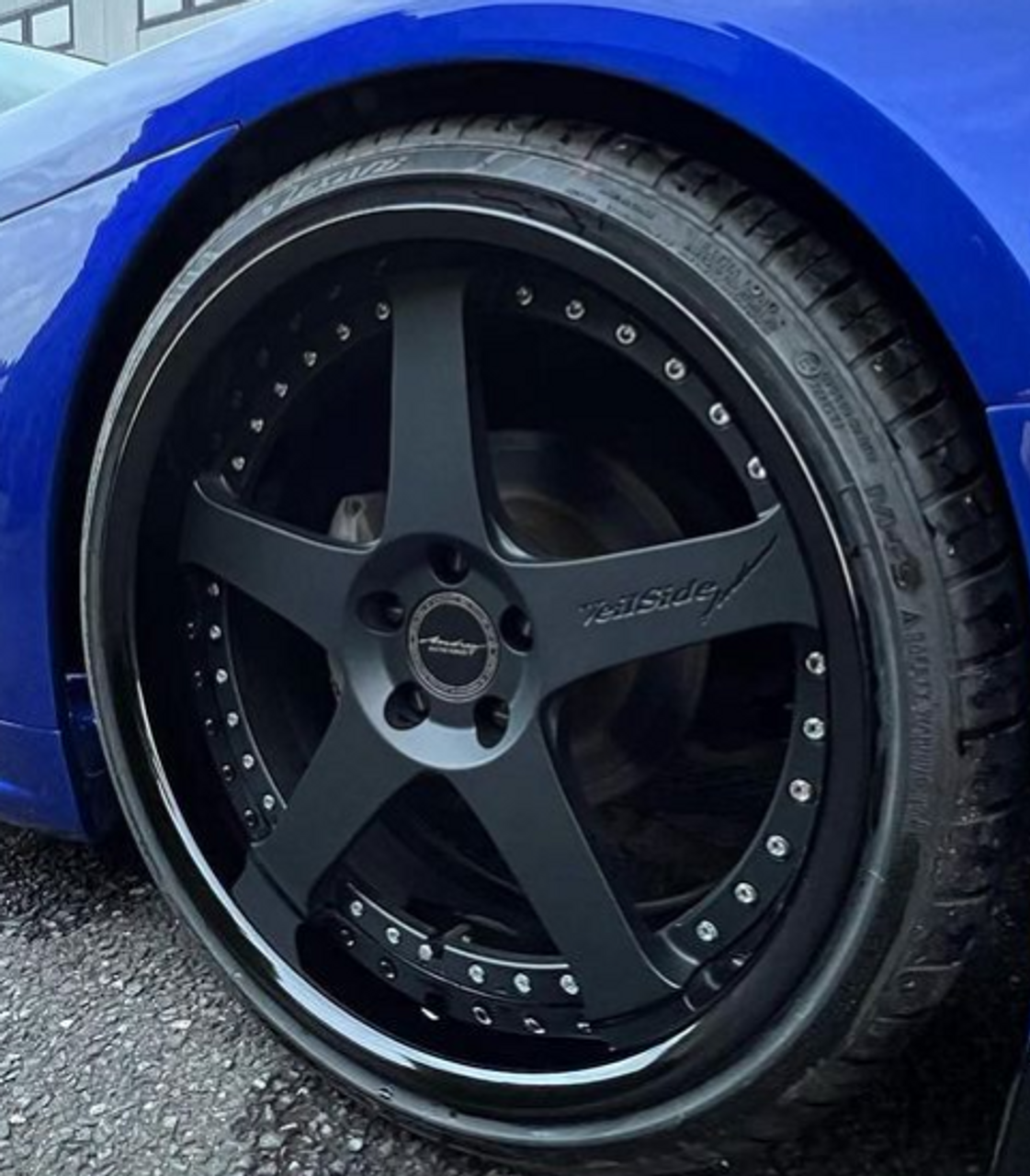 VeilSide 2009-2023 Nissan 370Z Z34 Wide Body Model 20" FORGED Wheels 4 Pieces Set in MATTE BLACK Front 20x9J +15 Tire 255/30-20 Rear 20x12.5J Tire 325/25-20